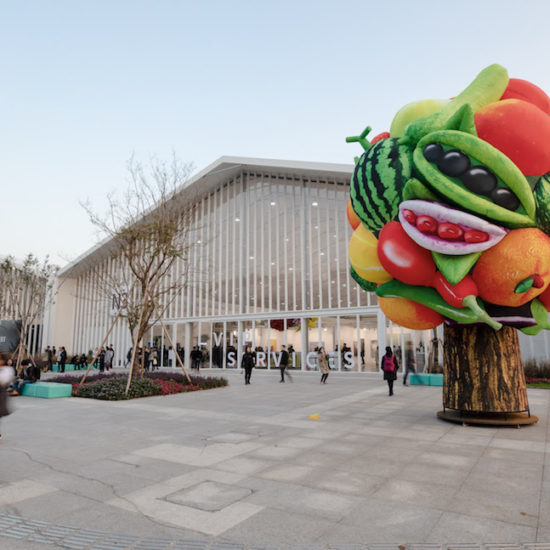 Xian Chang, Choi Jeong Hwa Fruit Tree 2014 Gallery P21 West Bund Art Fair 2018 Credit West Bund Art Fair