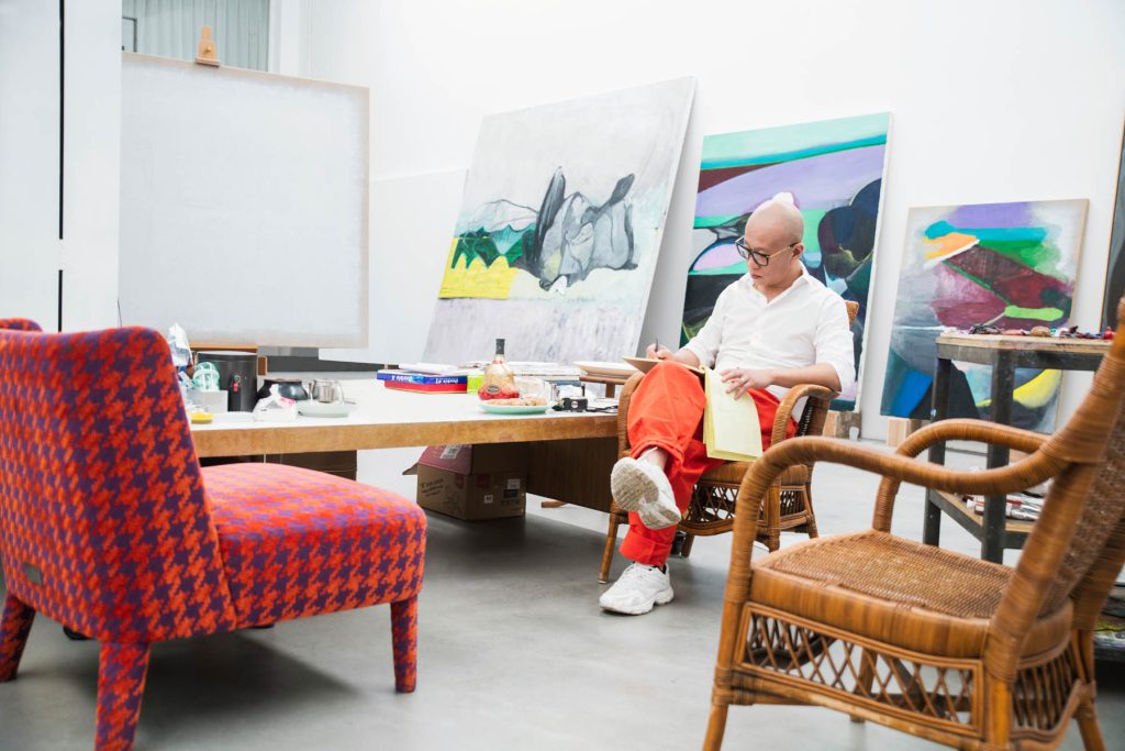 Behind-the-scenes art collaboration video featuring Liu Wei for Hennessy Lunar New Year Limited Edition (Spirits industry).