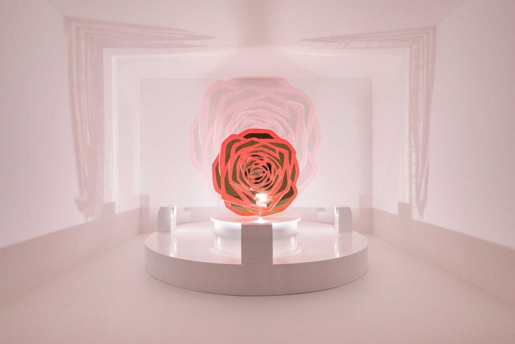 Art piece by Pierre Brault commissioned by Lancôme for the exhibition "The Art of Absolute"