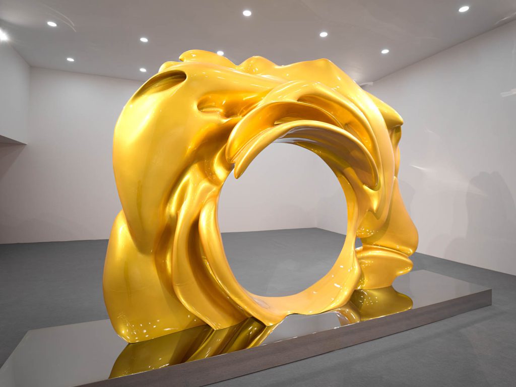 Art piece by Wang Kaifang commissioned by Lancôme for the exhibition "The Art of Absolute"