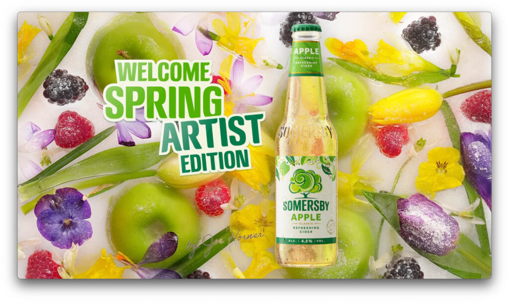 Somersby x Joe Horner - Artistic collaboration - Spring Limited Edition