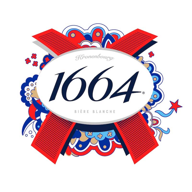 Collaboration between 1664 Blanc and Dimitri Rybaltchenko for Festive Edition