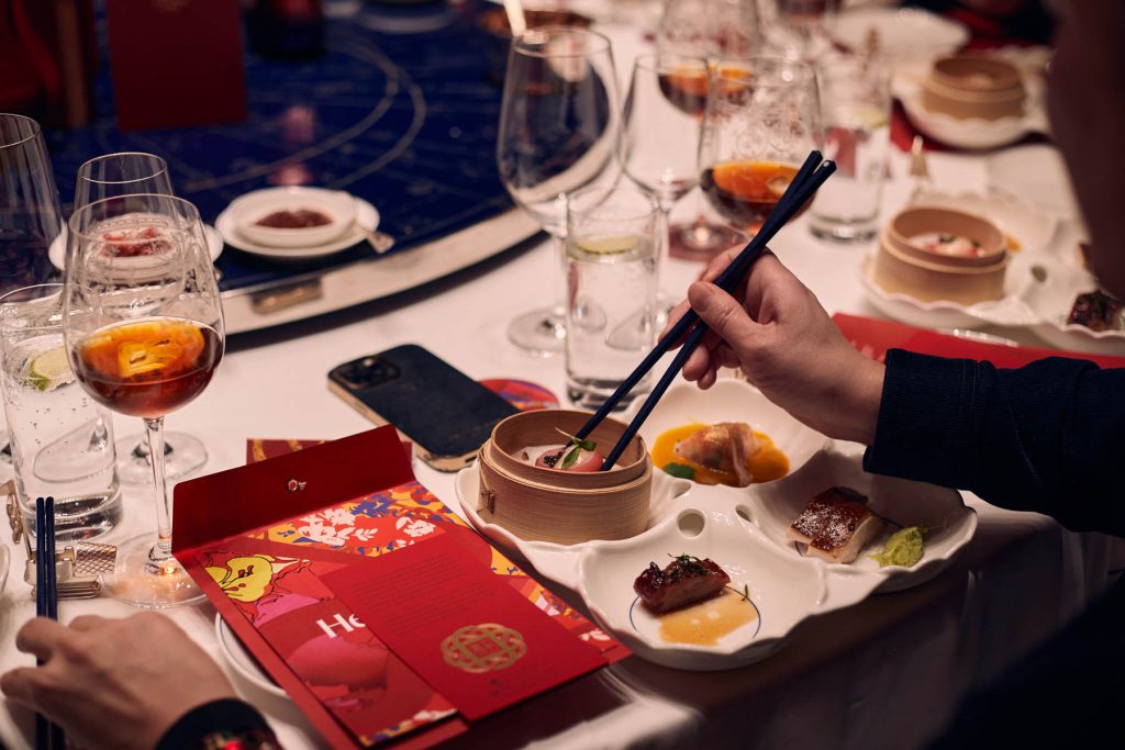 Collaboration between Hennessy and shuting qiu for Chinese limited edition (spirits)