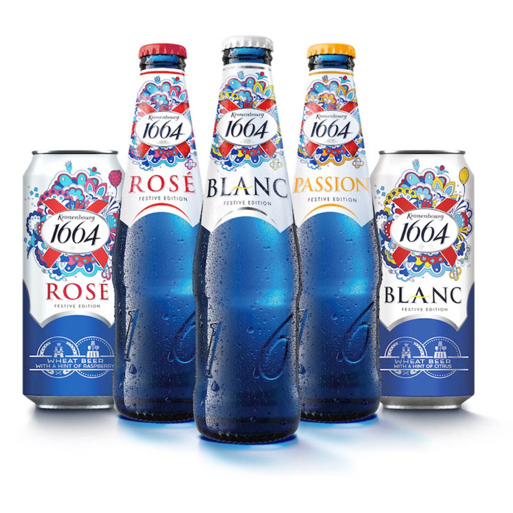 Packaging design by Somexing Artistic and Dimitri Rybaltchenko for 1664 Blanc Festive Edition (Beverage industry).