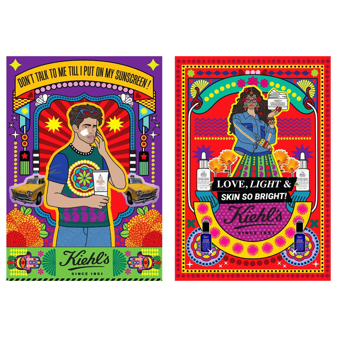 Artistic collaboration -Diwali Limited Edition - Kiels X Srishti Gupta Roy