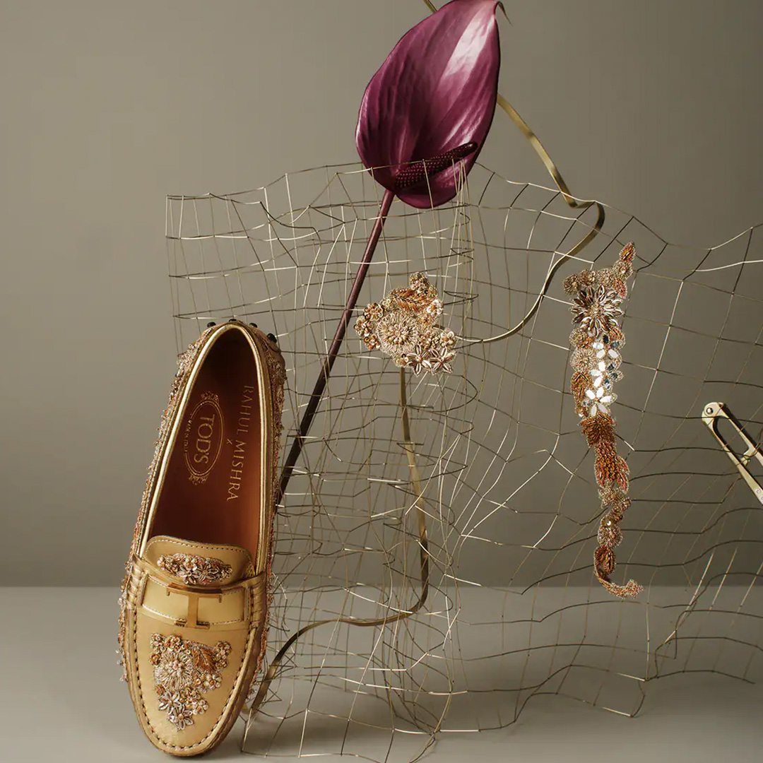 Artistic collaboration -Diwali Limited Edition -Tod's X Rahul Mishra