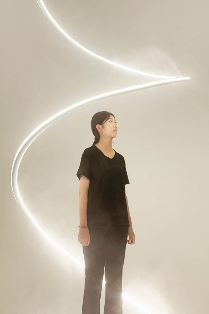 Experience beauty lancome Karolina Halatek abs25 art exhibition