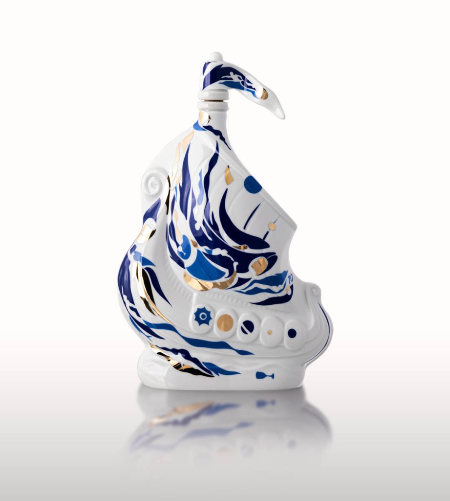 Art piece by Chuan Jia commissioned by Larsen Cognac for 70th Anniversary Limited Edition (Spirits industry).