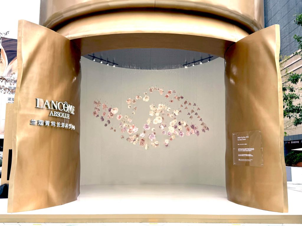 Art commission for Lancôme by Casey Curran - abs25 art exhibition