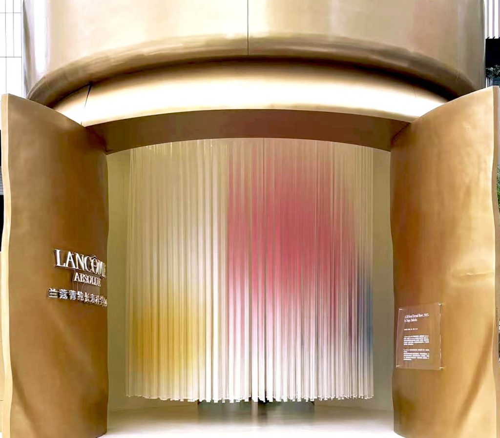 Art commission for Lancôme by Daigo Daikoku - abs25 art exhibition