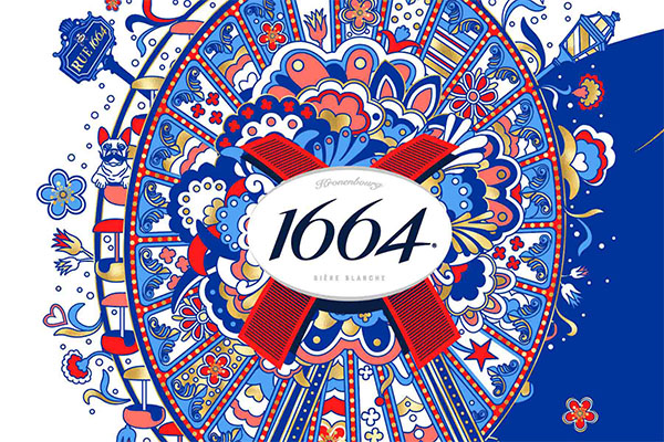 1664 Blanc x Dimitri Rybaltchenko - Festive edition - Animated Campaign KV