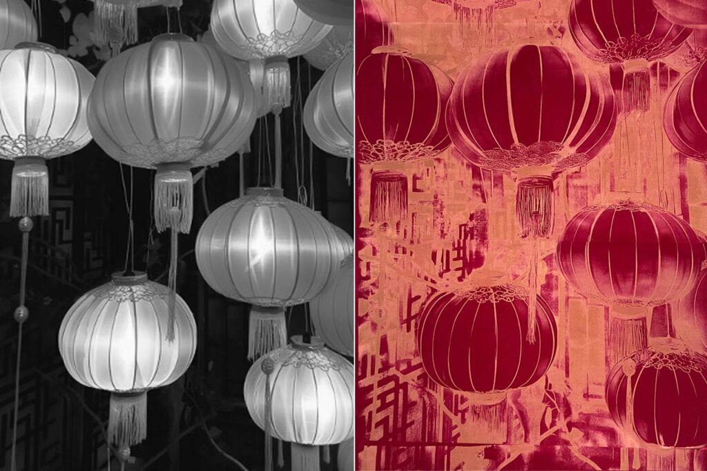 Art installation by Duoduo Huang commissioned by Maison Margiela Fragrances for Chinese New Year & Valentine’s Day Limited Edition (Fragrance industry).