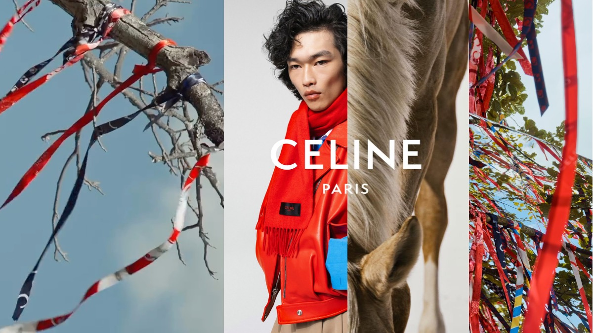 celine brand lunar new year campaign wishing tree Chinese culture