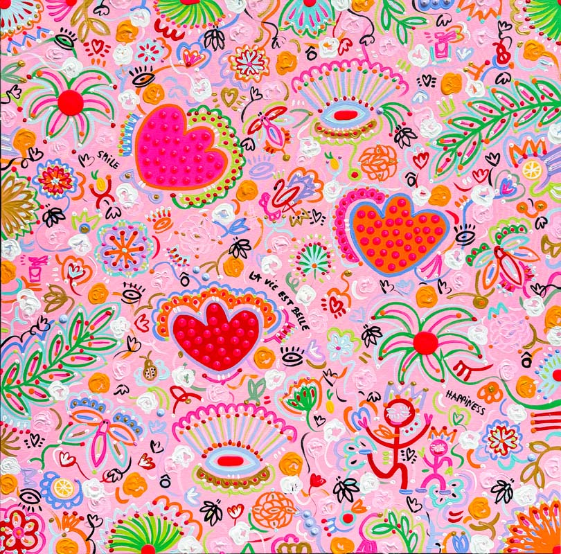 lancome x barbara cox mothers day edition art piece