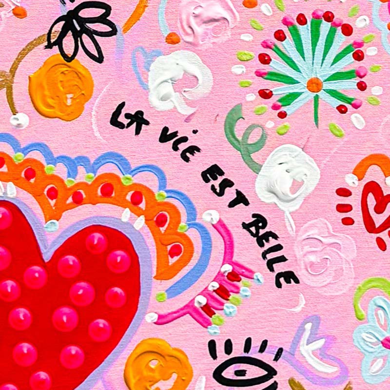 lancome x barbara cox mothers day edition art piece